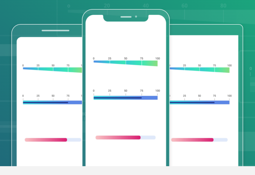 Xamarin.Forms Linear Gauge